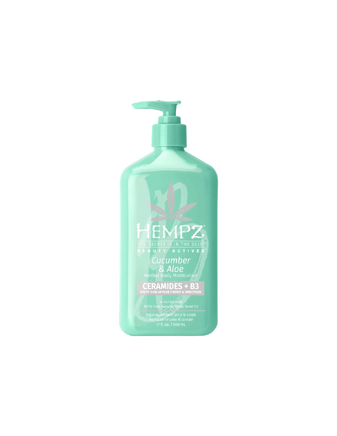 Hempz - Herbal Body Moisturizer - Cucumber & Aloe - 500ml