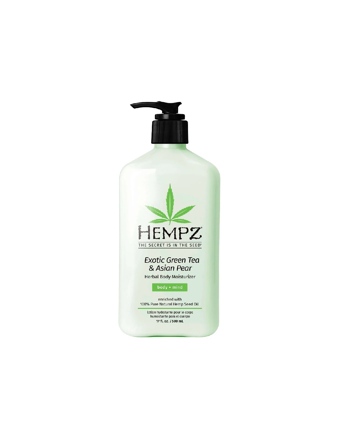 Hempz - Herbal Body Moisturizer - Exotic Green Tea & Asian Pear - 500ml