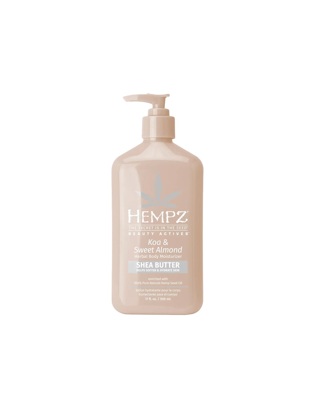 Hempz - Herbal Body Moisturizer - Koa & Sweet Almond - 500ml