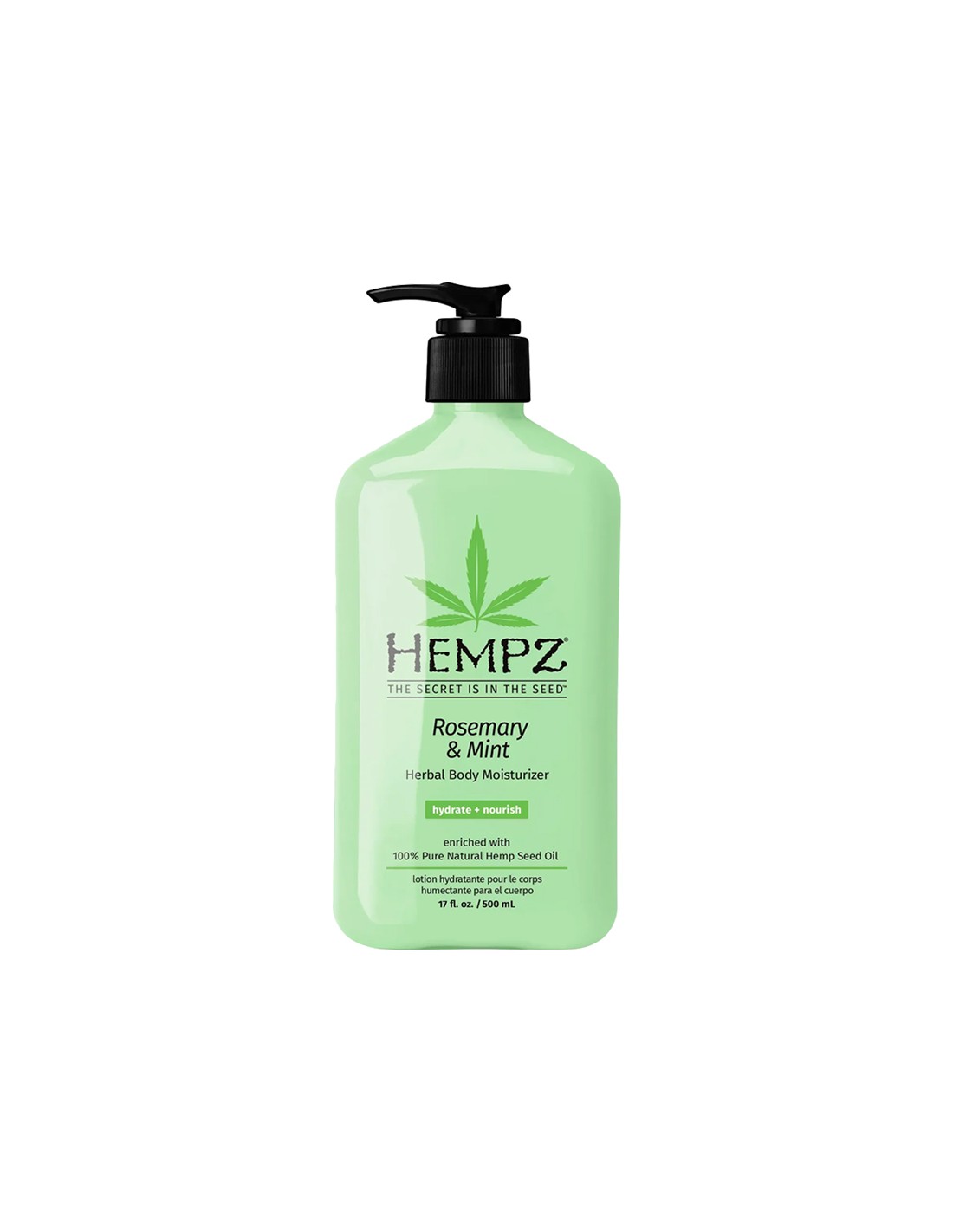 Hempz - Herbal Body Moisturizer - Rosemary & Mint - 500ml