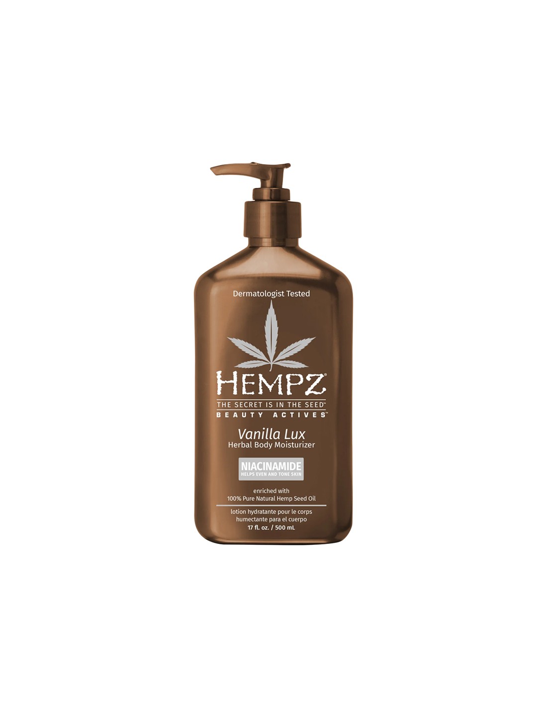 Hempz - Herbal Body Moisturizer - Vanilla Lux - 500ml