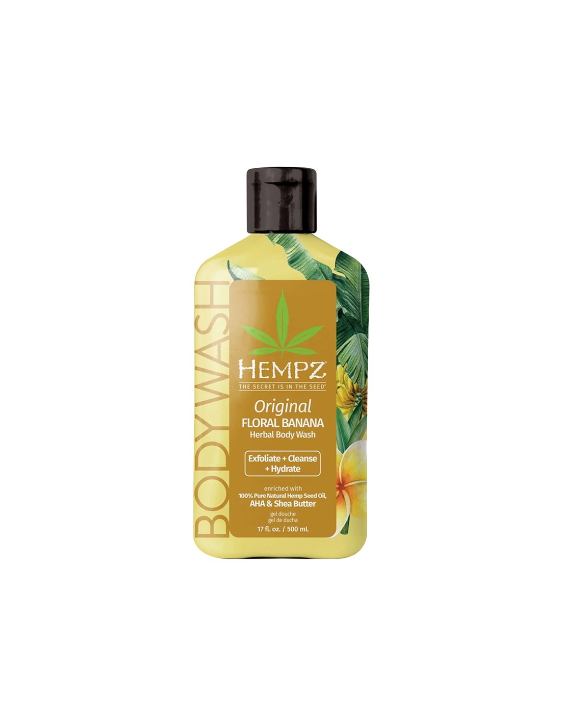 Hempz - Herbal Body Wash - Original Floral Banana - 500ml