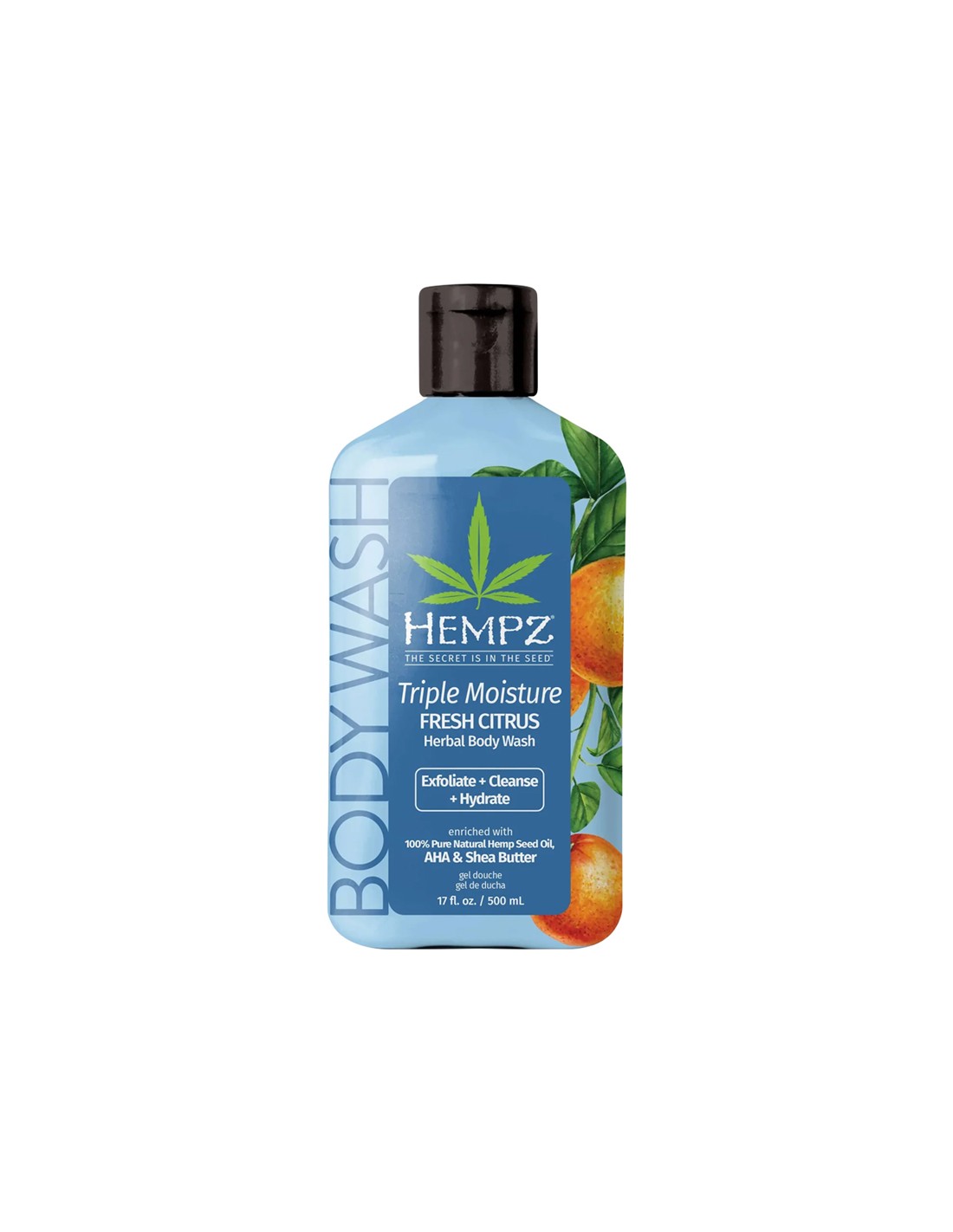 Hempz - Herbal Body Wash - Triple Moisture Fresh Citrus - 500ml