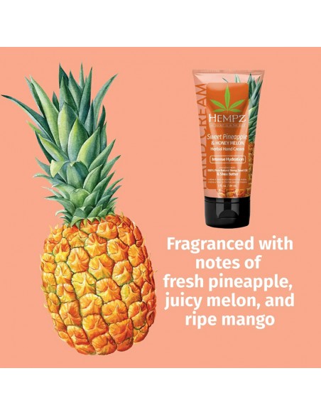 Hempz - Herbal Hand Cream - Sweet Pineapple & Honey Melon - 89ml view 4