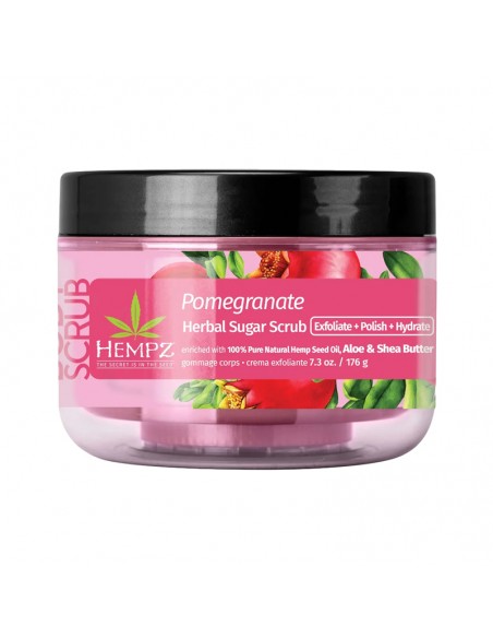 Hempz - Herbal Sugar Scrub - Pomegranate - 176g view 3