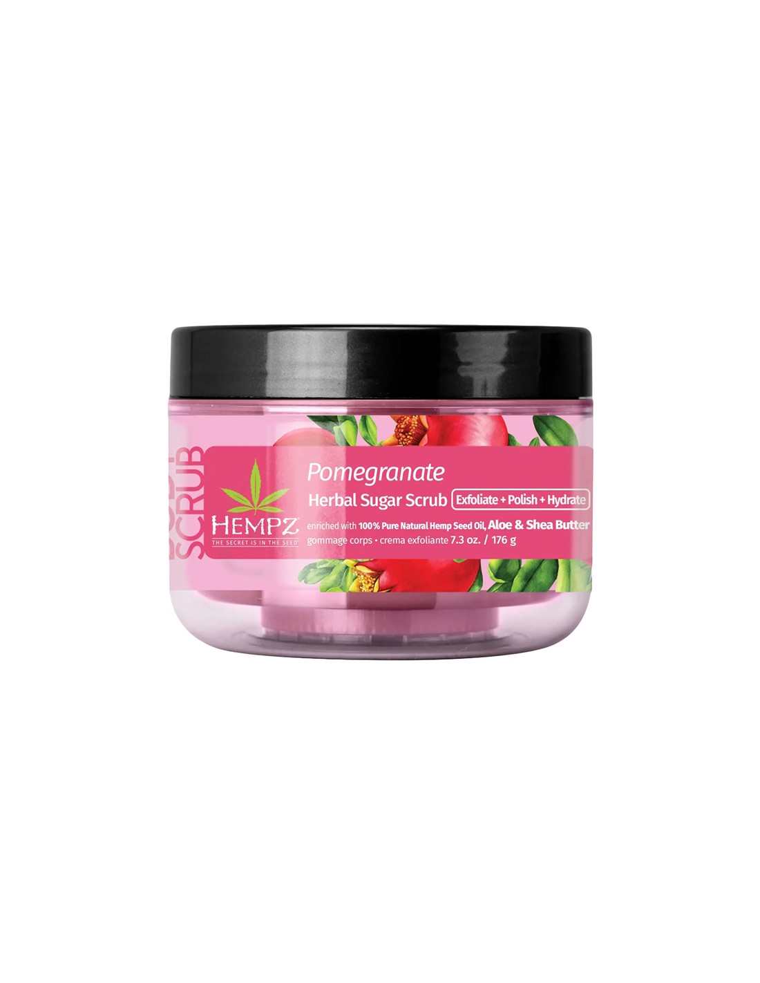 Hempz - Herbal Sugar Scrub - Pomegranate - 176g