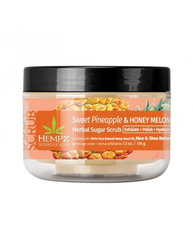 Hempz - Herbal Sugar Scrub - Sweet Pineapple & Honey Melon - 176g view 2