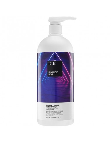 IGK - Blonde Pop - Purple Toning Conditioner - 1000ml view 2