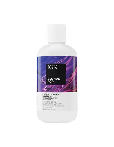 IGK - Blonde Pop - Purple Toning Shampoo - 236ml view 2