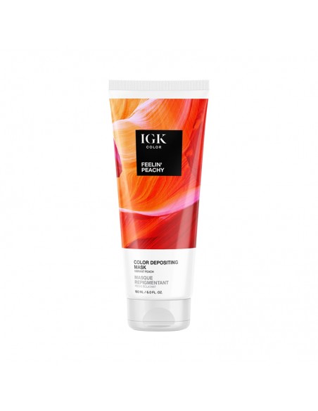 IGK - Color Depositing Mask - Feelin' Peachy - 180ml view 3