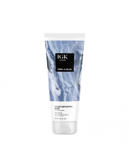 IGK - Color Depositing Mask - Peek-A-Blue - 180ml view 3