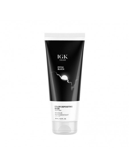 IGK - Color Depositing Mask - Pitch Black - 180ml view 3