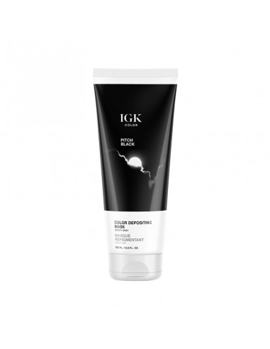 IGK - Color Depositing Mask - Pitch Black - 180ml view 2