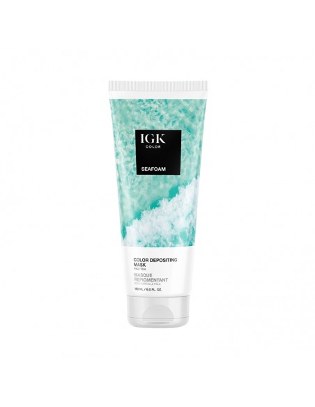 IGK - Color Depositing Mask - Seafoam - 180ml view 3