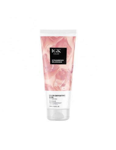 IGK - Color Depositing Mask - Strawberry Milkshake - 180ml view 2