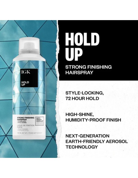 IGK - Hold Up - Strong Finishing Hairspray - 192ml view 5