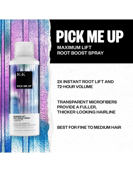 IGK - Pick Me Up - Maximum Lift Root Boost Spray - 164ml view 7