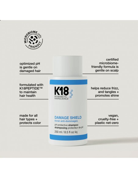 K18 - Damage Shield pH Protective Shampoo - 250ml view 5