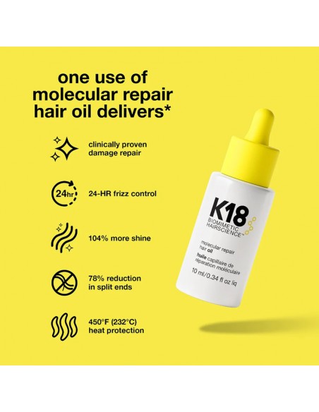 K18 - Molecular Repair Hair Oil - 30ml view 5