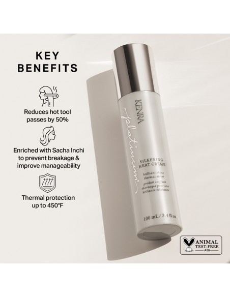 Kenra Platinum - Silkening Heat Crème - 100ml view 5