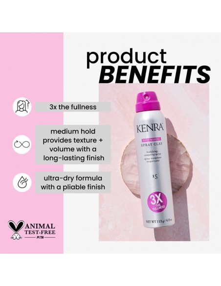Kenra - Volumizing Spray Clay 15 - 113g view 4