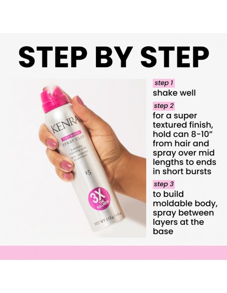 Kenra - Volumizing Spray Clay 15 - 113g view 5