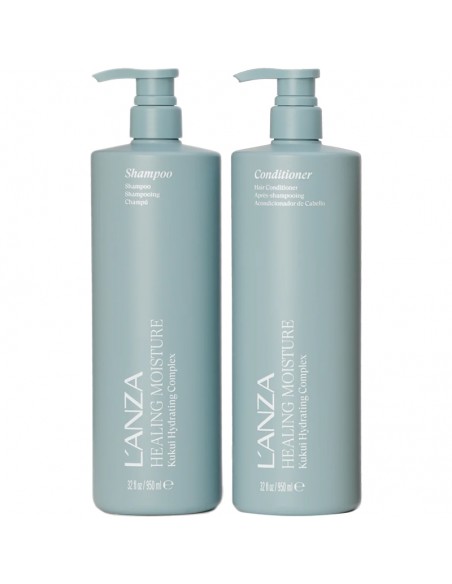 LANZA Healing Moisture - Shampoo & Conditioner Duo - 950ml view 3