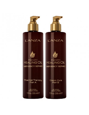LANZA Keratin Healing Oil - Emergency Service Thermal Therapy Part A & B view 2