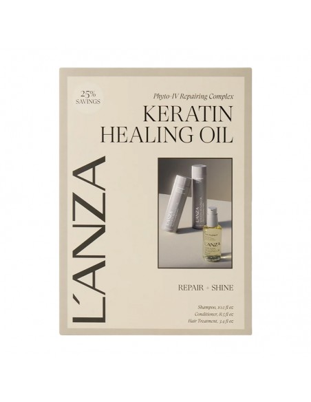 LANZA Keratin Healing Oil - Holiday Trio Set view 3