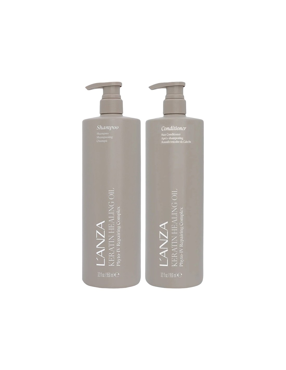LANZA Keratin Healing Oil - Shampoo & Conditioner Duo - 950ml