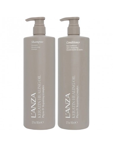 LANZA Keratin Healing Oil - Shampoo & Conditioner Duo - 950ml view 2