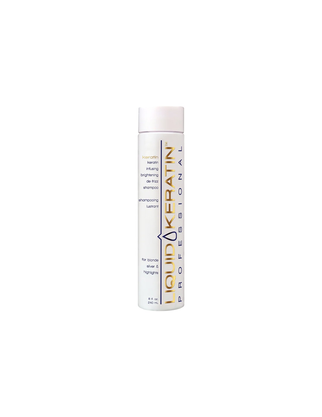 Liquid Keratin Infusing Brightening De-frizz Shampoo - 240ml
