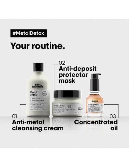 LOREAL - Metal Detox - Shampoo - 300ml view 6