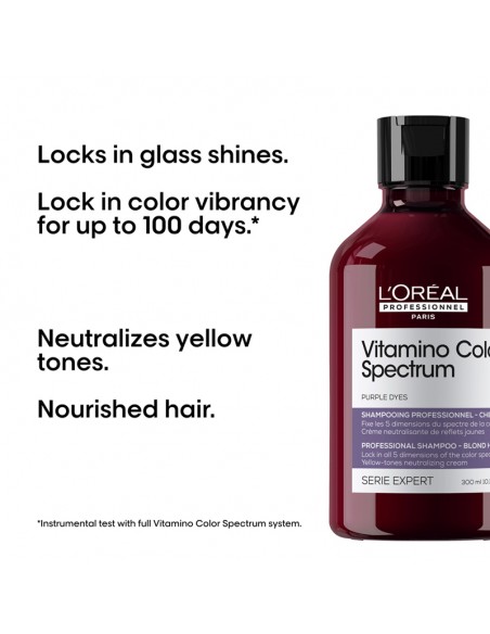 LOREAL - Vitamino Color Spectrum - Purple Shampoo - 300ml view 5