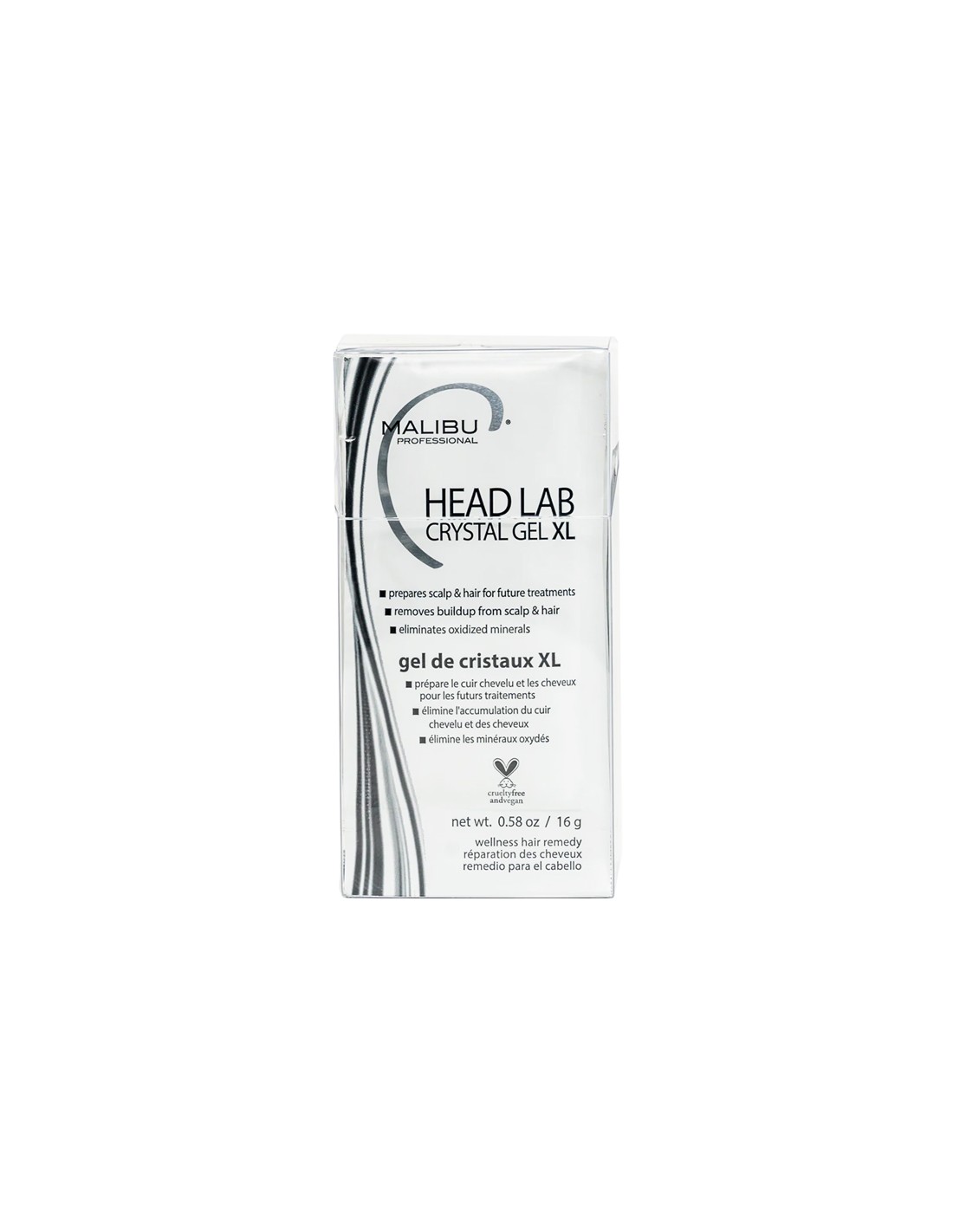 Malibu C - Head Lab Crystal Gel XL Packets 12Pk