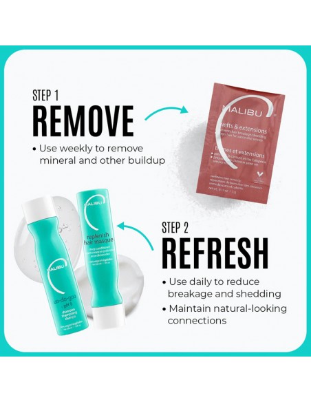 Malibu C - Wefts & Extensions Wellness Kit view 4