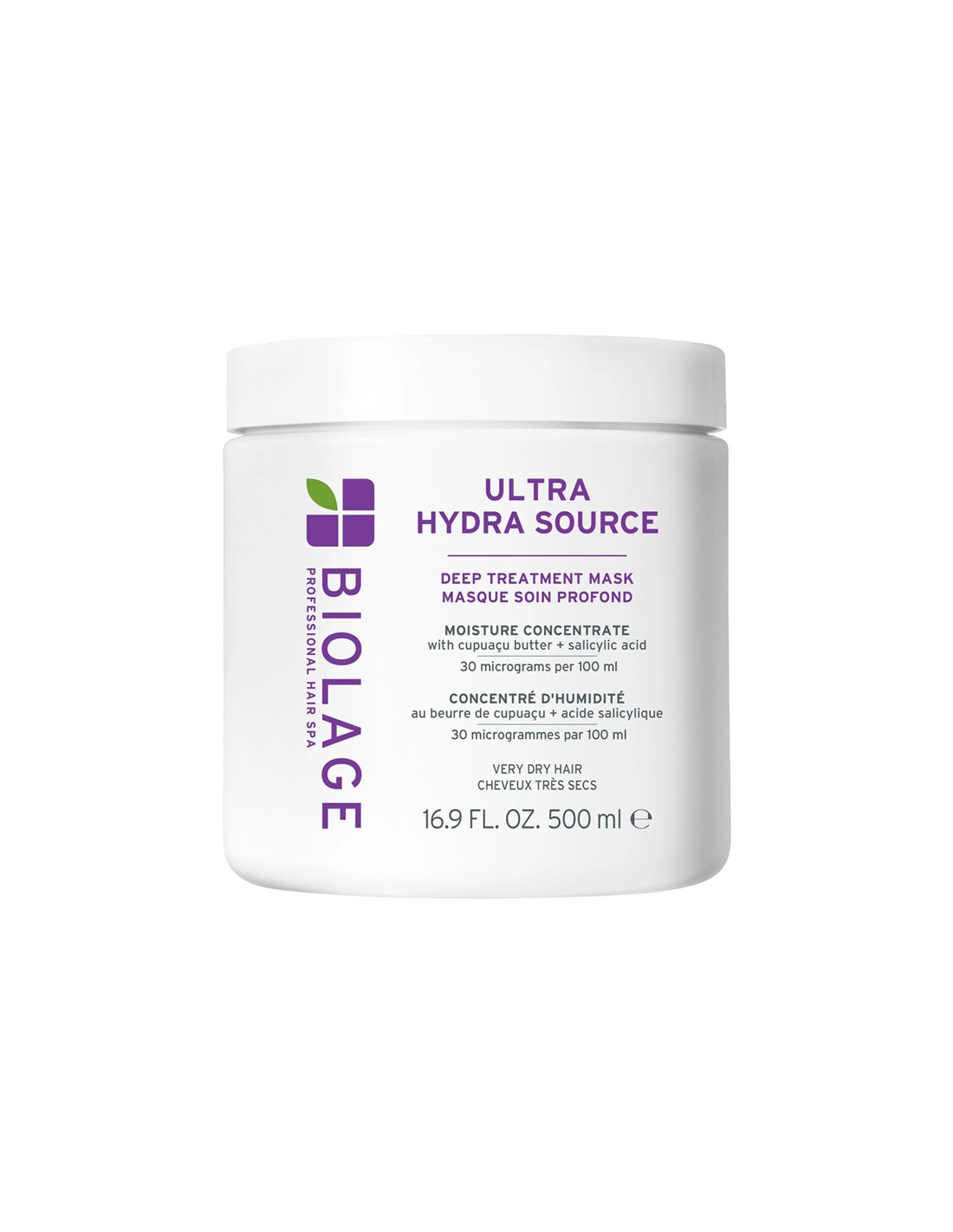 Matrix Biolage - Ultra HydraSource - Deep Treatment Mask - 500ml