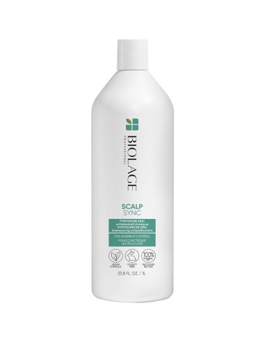 Matrix Biolage Scalp Sync Antidandruff Pyrithione Zinc Shampoo - 1000ml view 2