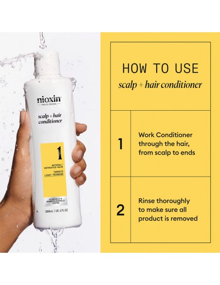 Nioxin - System 1 - Scalp + Hair Conditioner - 1000ml view 7