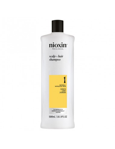 Nioxin - System 1 - Scalp + Hair Shampoo - 500ml view 2