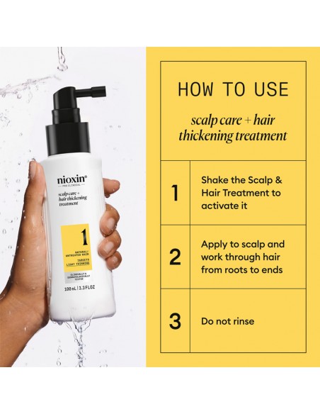Nioxin - System 1 - Scalp Care + Hair Thickening Treatment - 100ml view 6