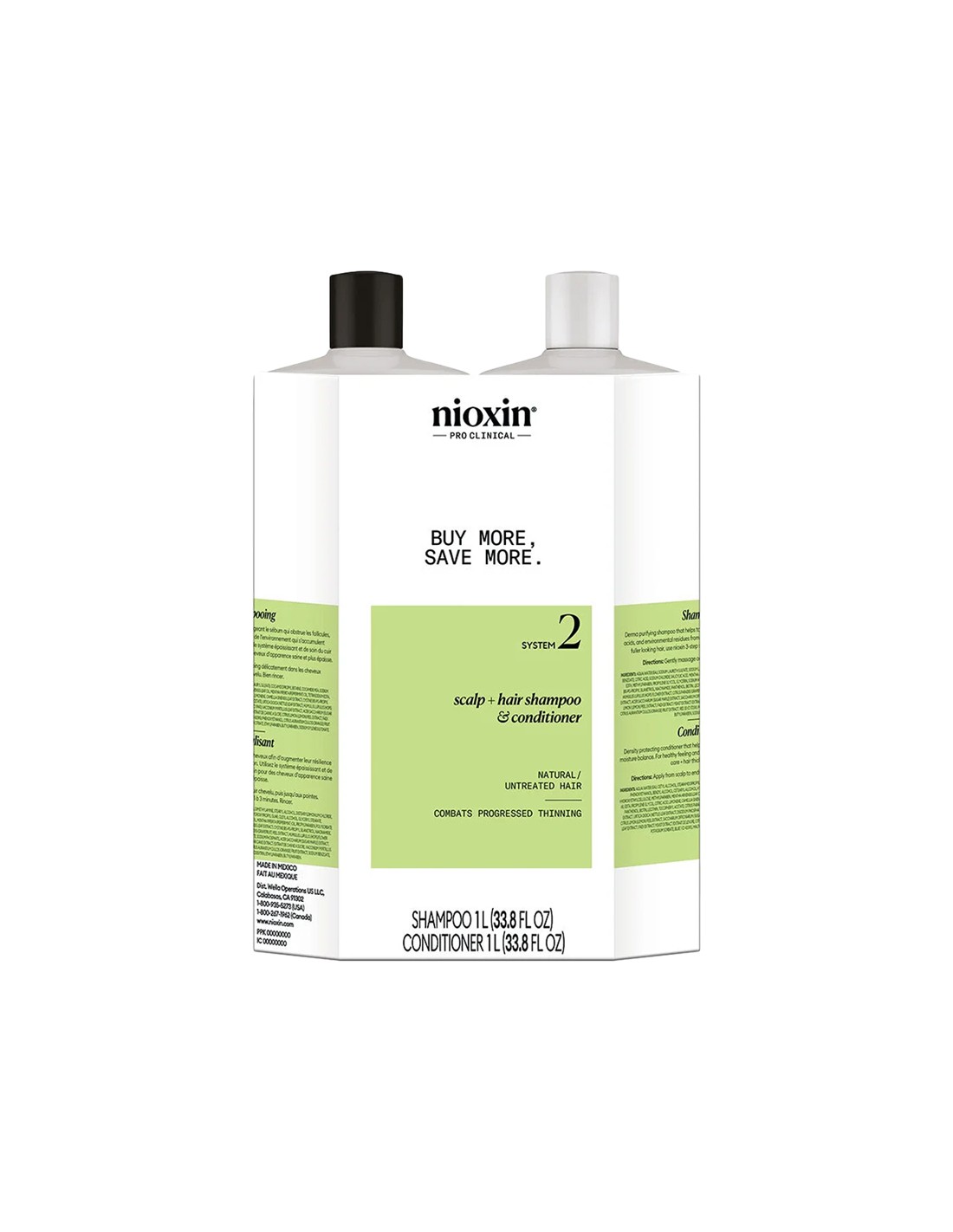 Nioxin - System 2 - Litre Duo