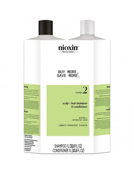 Nioxin - System 2 - Litre Duo view 3