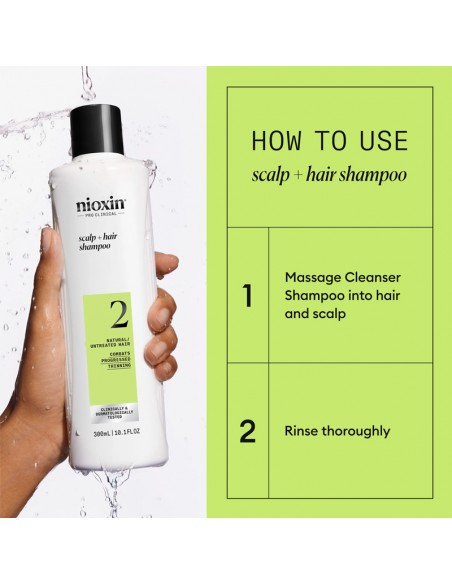 Nioxin - System 2 - Scalp + Hair Shampoo - 500ml view 8