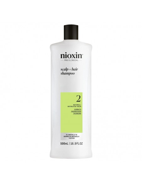 Nioxin - System 2 - Scalp + Hair Shampoo - 500ml view 3