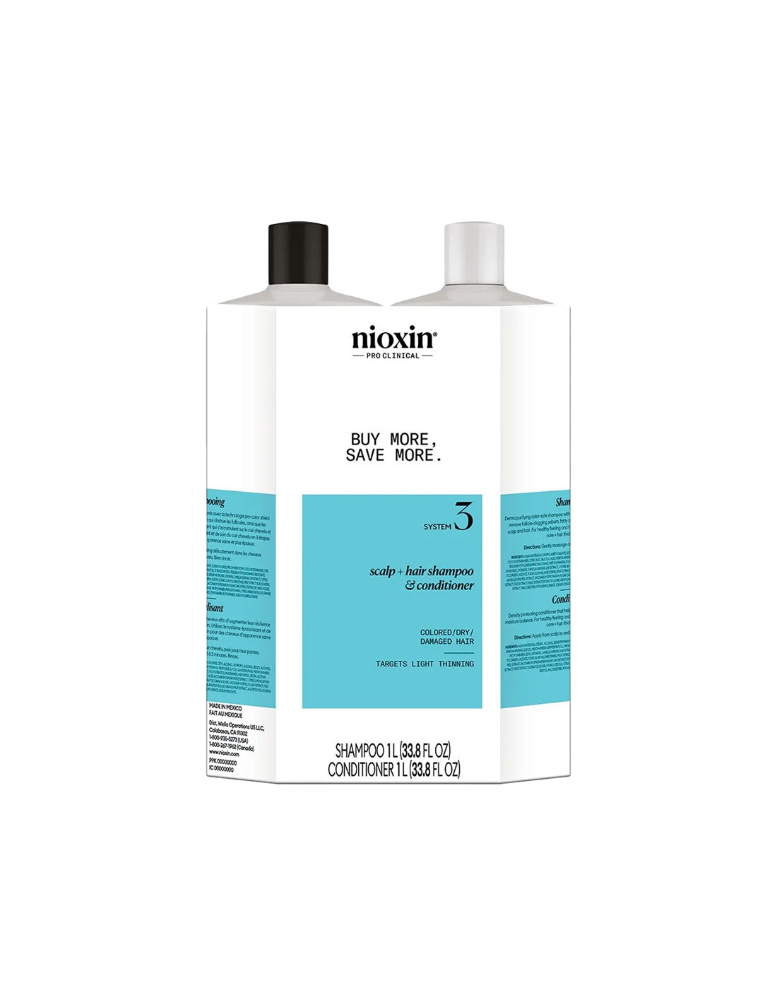 Nioxin - System 3 - Litre Duo