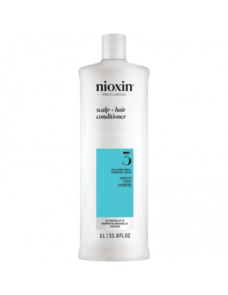 Nioxin - System 3 - Scalp + Hair Conditioner - 1000ml view 3