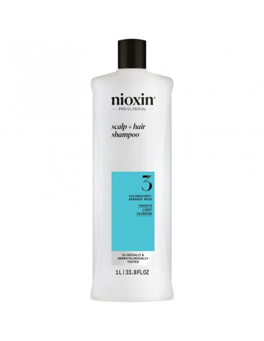 Nioxin - System 3 - Scalp + Hair Shampoo - 1000ml view 2