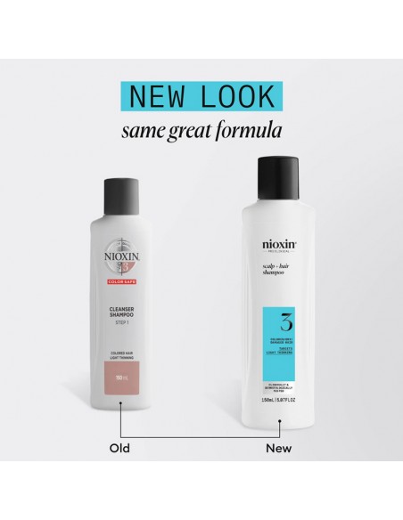 Nioxin - System 3 - Scalp + Hair Shampoo - 300ml view 4