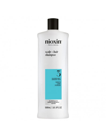 Nioxin - System 3 - Scalp + Hair Shampoo - 500ml view 3